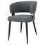 Fabric Upholstered Metal Armchair-335835007-335835001