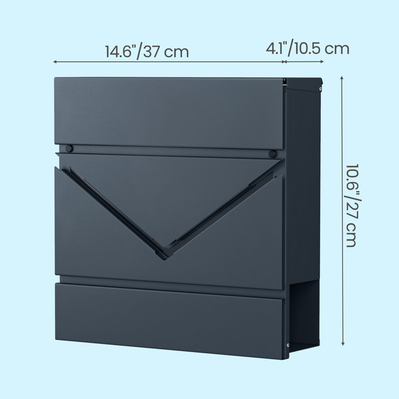 Metal Wall Mounted Post Box