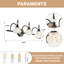 Éclairage pour meuble-lavabo 3 lumières Janila-1080590915