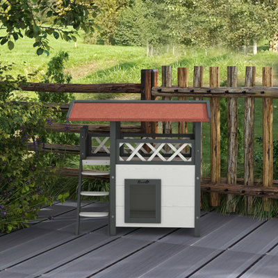 Outdoor Cat House Asphalt Roof