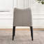 Chaise de salle à manger rembourrée en cuir véritable 21 po de large moderne sans assemblage (ensemble de 2)-1028778384-1039520454