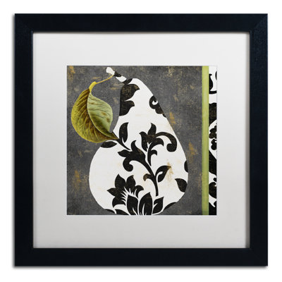 Jadaya «Decorative Pear I», impression encadrée