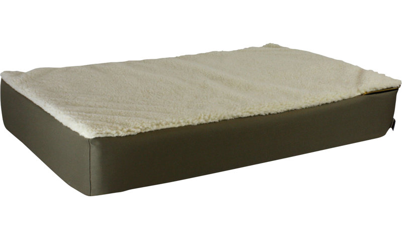 Coussin pour chien Snoozer, Moyen (l 36 po x P 28 po x H 7 po), Noisette avec sherpa crème