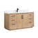 Cloverfield 60'' Single Bathroom Vanity with Cultured Marble Top