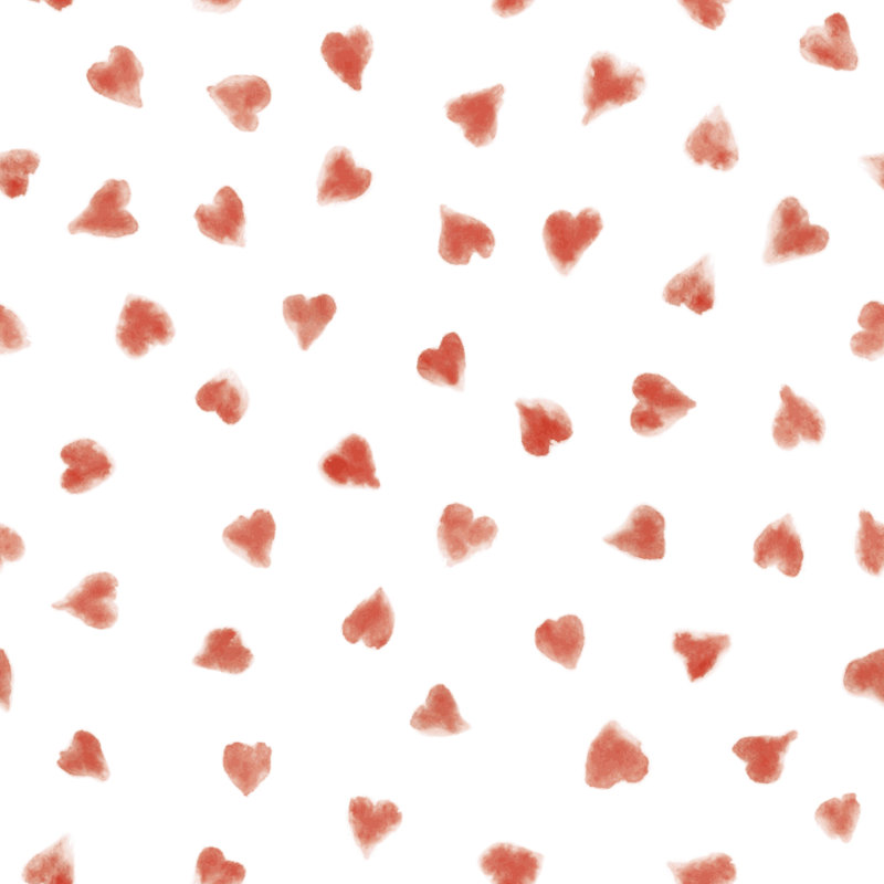 Pattern With Hearts by Larisa_zorina - Wrapped Canvas Painting, 91cm H x 91cm W
