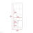 2 Piece Office Set, Dozza Bookcase + Aramis Desk-1161045964