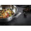 Kuhn Rikon Culinary Fiveply Stainless Steel Uncoated Induction Wok with Long & Helper Handle, 28cm