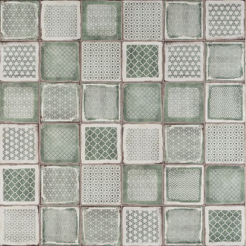 San Luis 7.87 in. x 7.87 in. Matte Porcelain Floor and Wall Tile (10.32 Sq. Ft. / Case), Green