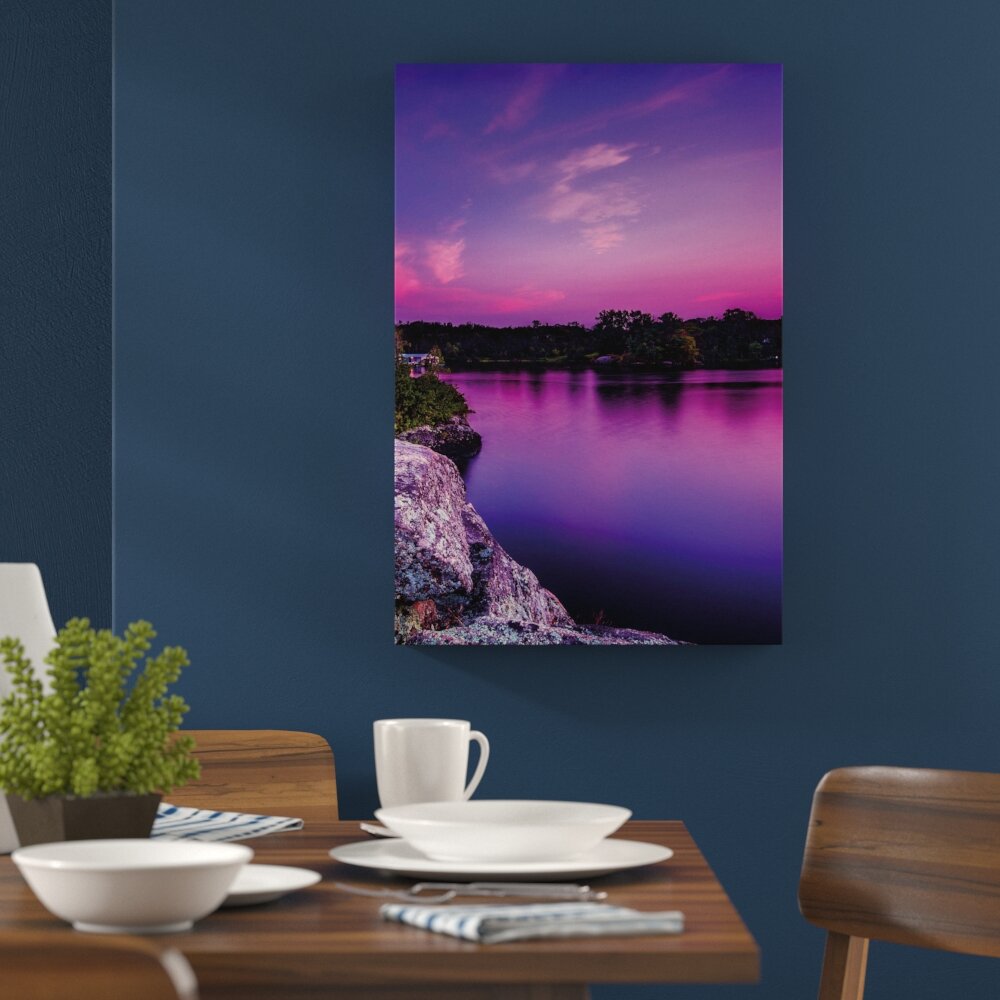 Fotodruck Purple Seascape