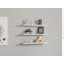 Ensemble de tablettes murales modernes, blanc, 23,6 po x 0,8 po x 5,7 po | 100% panneau de particules enduit de mélamine, épaisseur: 0,7 pouce | Solution de rangement polyvalente, conception murale, parfaite pour la décoration intérieure et l'organisation