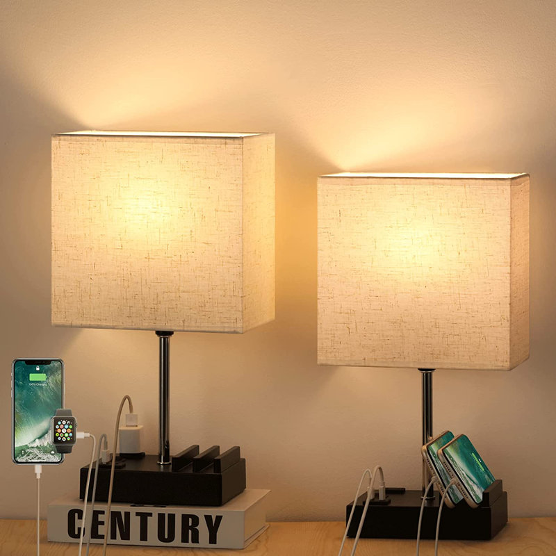 Metal USB Table Lamp