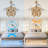 Dayzhane 42in. Boho Retractable Ceiling Fan with Light, 6-Speed Farmhouse Ceiling Fan for Living Room-1822148181