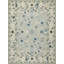 Elegance hand-tufted New Zealand Wool Light Blue/Ivory/Navy Area Rug-677015281