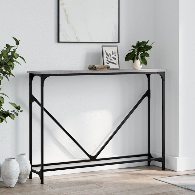 102cm Console Table, Grey Sonoma