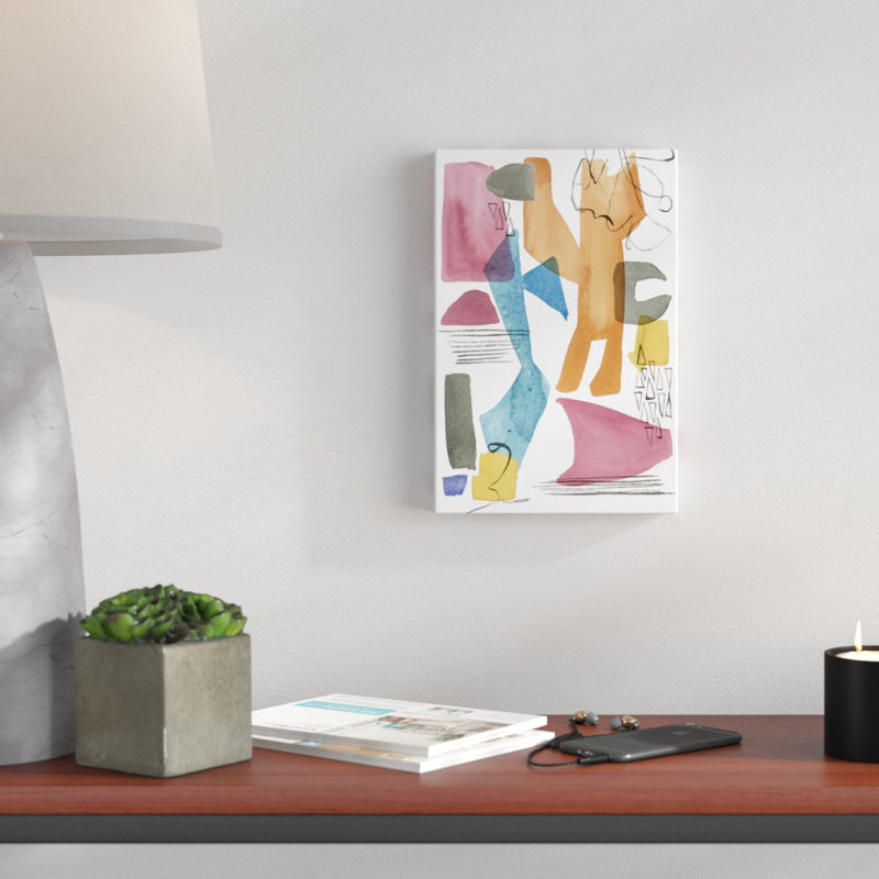 Colours of Sound II by Melissa Wang - Painting Print, Wrapped Canvas, 30cm H x 20cm W