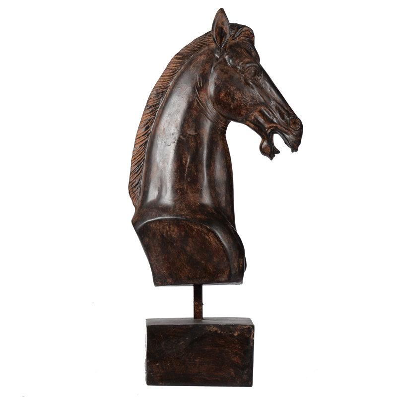 Hobert Animals Bust, 16.5'' H X 7.9'' W X 4" D