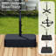 Grand parasol d'extérieur double face 15 pi avec base 15 pi-387823319