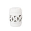 Tabouret tambour en céramique émaillée 10,5 po x 17 po - Table d'appoint intérieure / extérieure - Tabouret de jardin décoratif