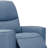 Brix Power Recliner Chair With Adjustable Massage Function, Recliner Chair With In Light Blue Finish