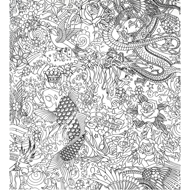 Les Papiers Wallpaper Double Roll, Noir