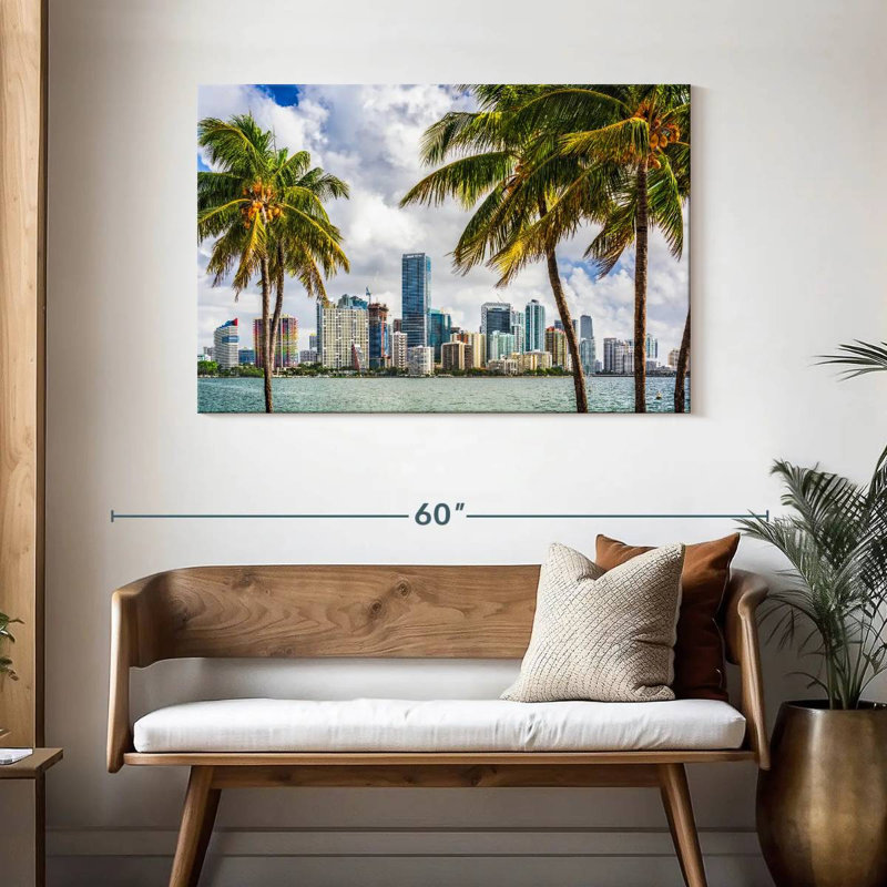 Ravi Tropical Downtown Miami, 30" H x 45" W