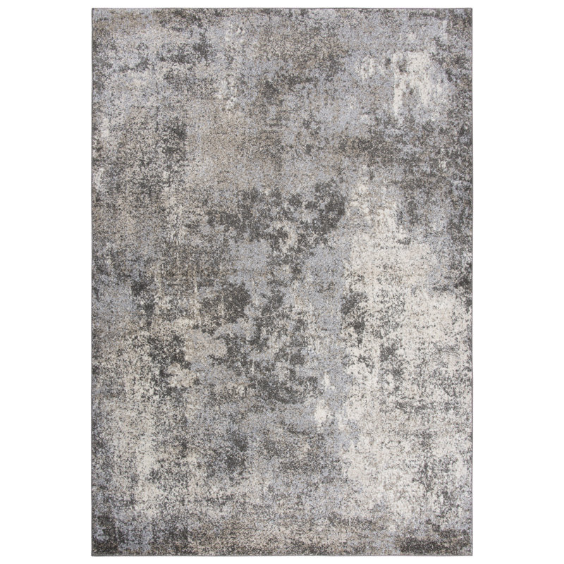 Barger Abstract Indoor Rug, Rectangle 7'10" x 9'10"