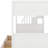 Twin Over Full Bunk Bed With Shelfs, Storage Staircase And Drawers-113697736