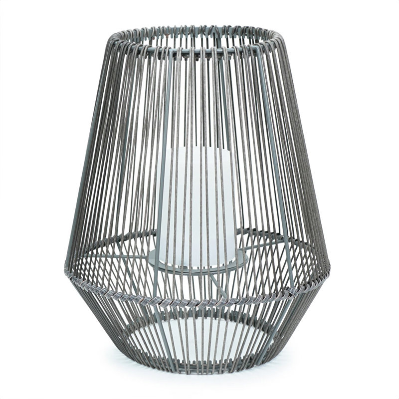 Abdool 30.5cm Solar Powered Integrated LED Outdoor Lantern