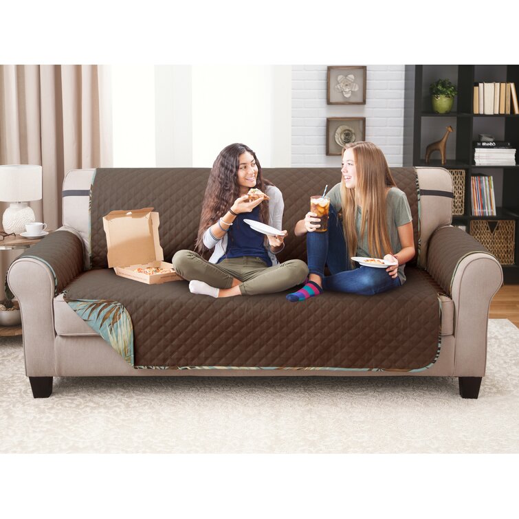 Mervin Polyester T-Cushion Sofa Slipcover