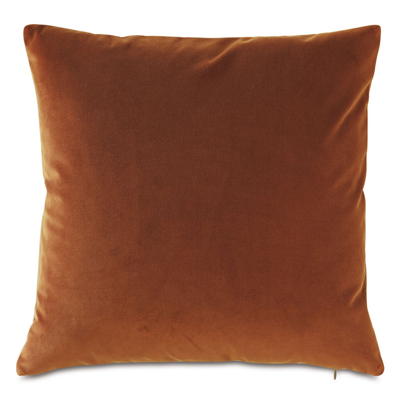 Tudor Square Pillow Cover & Insert, Cognac
