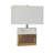 Giddens 1-Light Crystal Base Table Lamp With A Shade-90992572