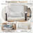 Criss Cross Swivel Office Desk Chair With Flip-Up Armrests And Lumbar Pillow-229889135