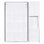 Lit escamotable mural simple avec bibliothèque, armoire supérieure, bureau extensible et rangement latéral-1464494465