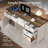 61.8" Modern Farmhouse Executive Desk-2128274033