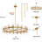 Mion 36 - Light Dimmable Wagon Wheel Chandelier-700446245
