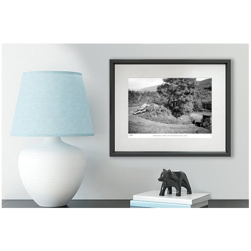 Porlock, Foot of Porlock Hill 1923 1 Piece Single Picture Frame Wall Art, 60cm H x 80cm W x 2.3cm D