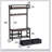33.1 Inch Wide Hall Tree with 2 Movable Drawers, Shoe Storage, Shelves, and Garment Racks, 5-in-1 Entryway Organizer