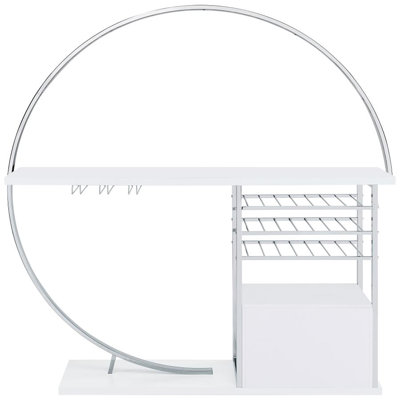 Lafe 2-door Circular Led Bar Cabinet