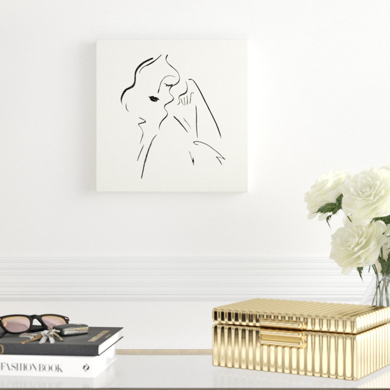 Simple Study II by Victoria Borges - Wrapped Canvas Print, 30cm H x 30cm W