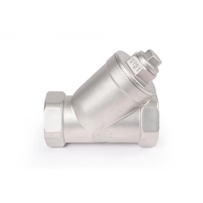 Crépine en Y de 1 pouce en acier inoxydable 316 avec moustiquaire en acier inoxydable, 800 WOG, finition métallique