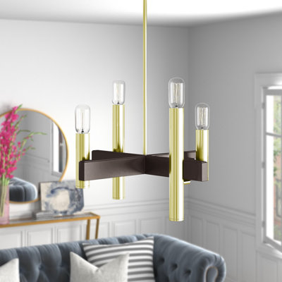Lustre linéaire moderne à 4 lumières Shelby