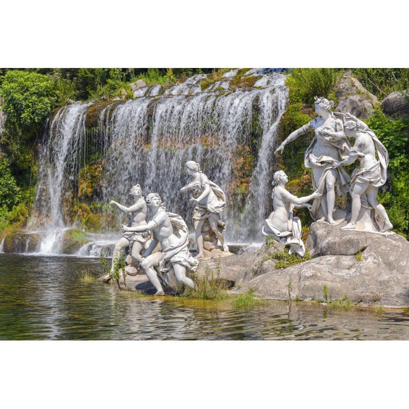 Nymphs Mythological Statues by Morrison1977 - Wrapped Canvas Print, 51cm H x 76cm W