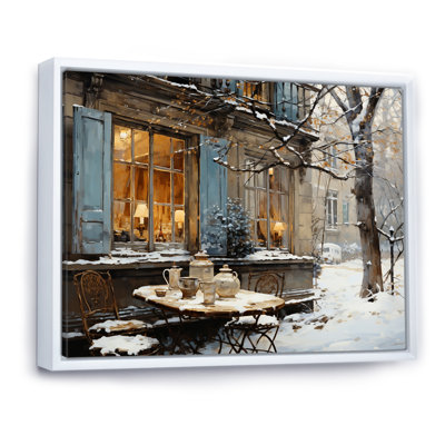 «Paris City Tower Winter Winter Charm II», art mural de la ville de Paris