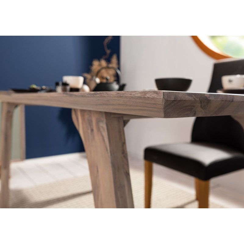 Tromsø Acacia Solid Wood Dining Table, H76 x L200 x W100cm