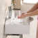 Rectangular Wall-mount Install Or On Countertop Bathroom Sink 17.72 In. With Single Faucet Hole In White