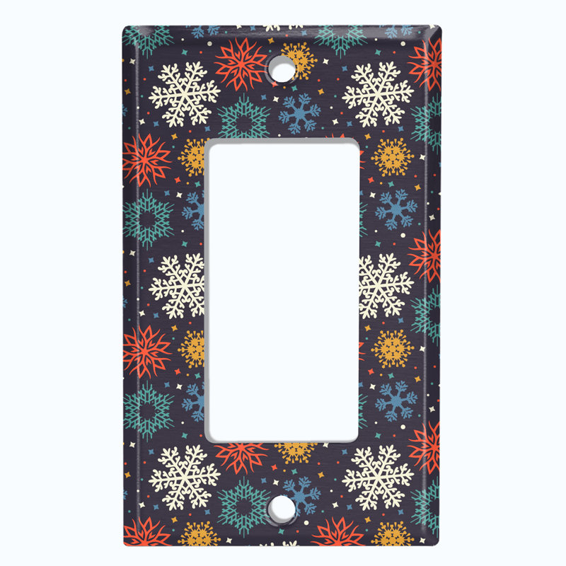 Plaque murale d'interrupteur à bascule Christmas 1-Gang, H 4,5 po x l 2,75 po x P 0,15 po