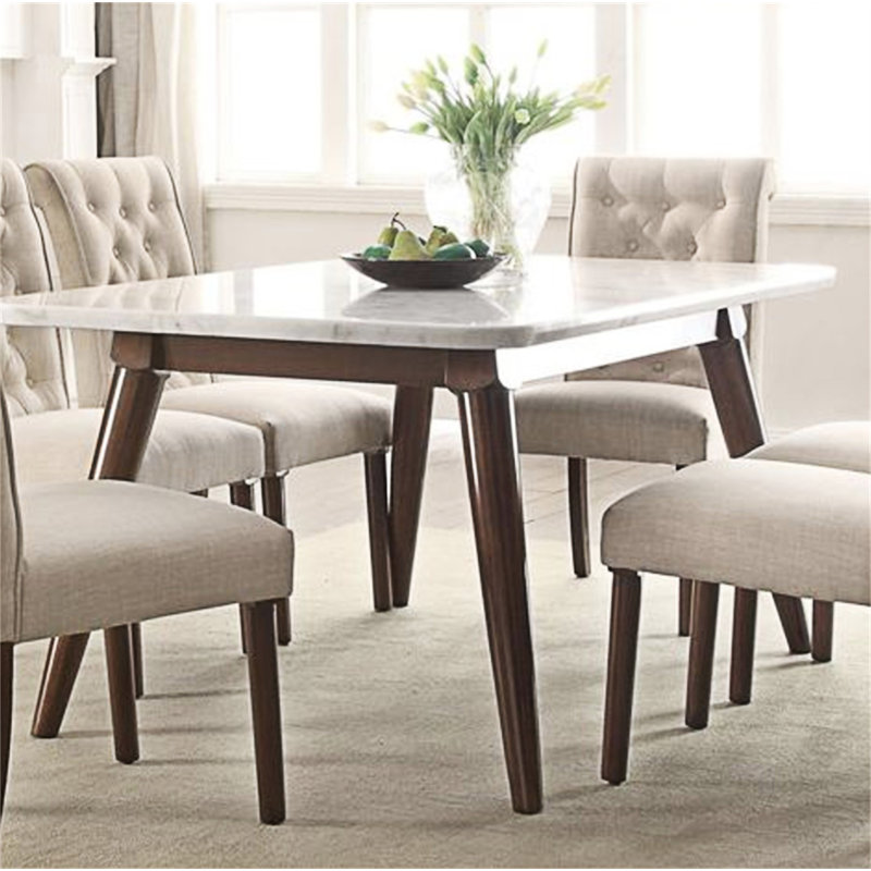 Jacy Solid Wood Base Dining Table