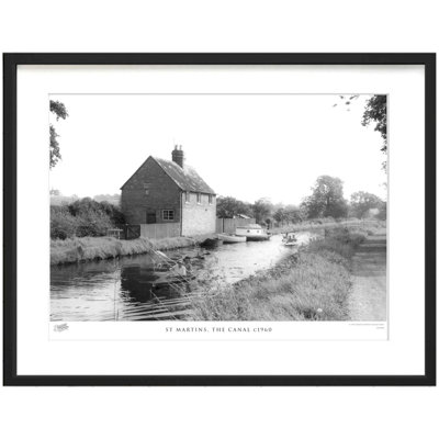 St Martins, The Canal C1960 - Single Picture Frame Print