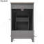 Petit meuble-lavabo moderne de 20 pouces avec lavabo en céramique - 20 * 15,5 * 33,3 pouces