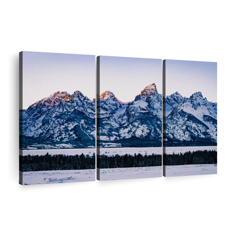 «Jackson Hole Grand Teton», 3 pièces, H 24 po x l 38 po